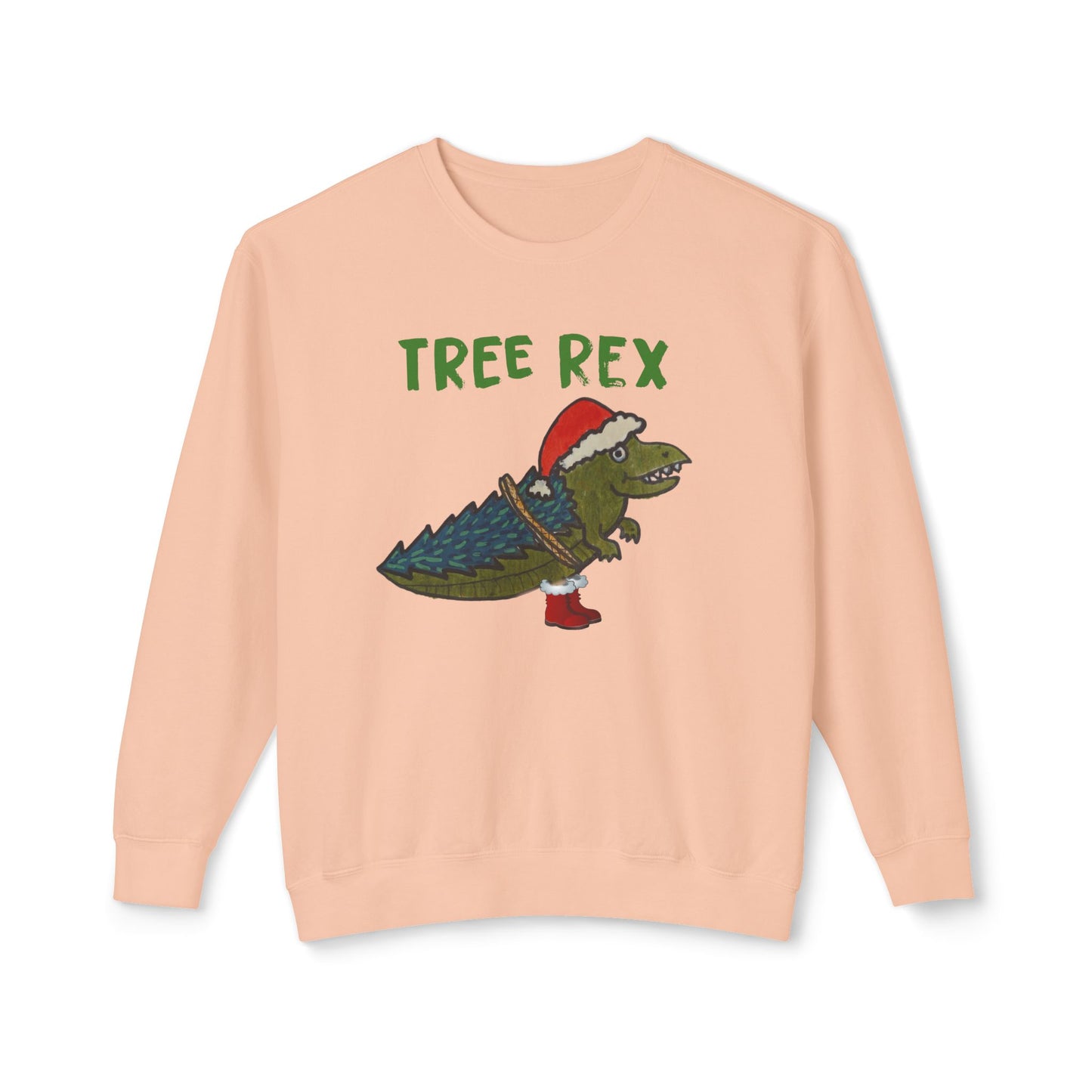 Tree Rex - Unisex Lightweight Crewneck Sweatshirt