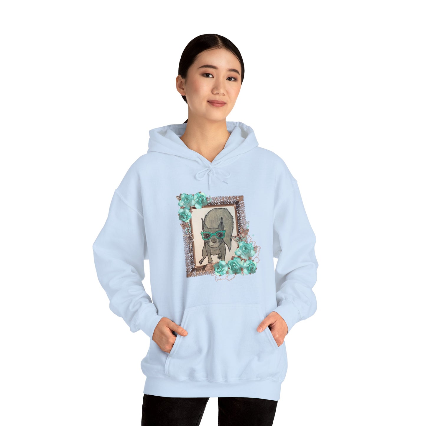 Portrait of a Squirrel - Unisex Heavy Blend™ Hooded Sweatshirt