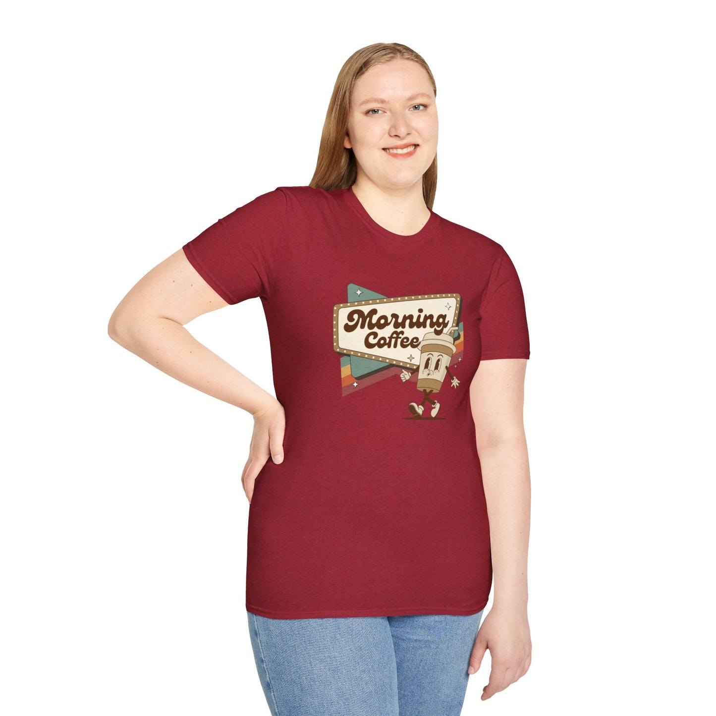 Morning Coffee - Unisex Softstyle T-Shirt