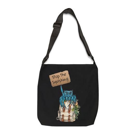 Stop the Squishing- Adjustable Tote Bag (AOP)