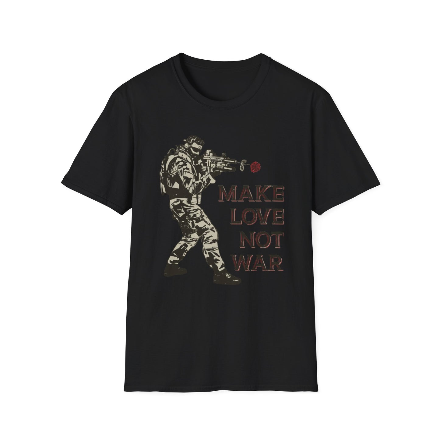 Make Love Not War - Unisex Softstyle T-Shirt