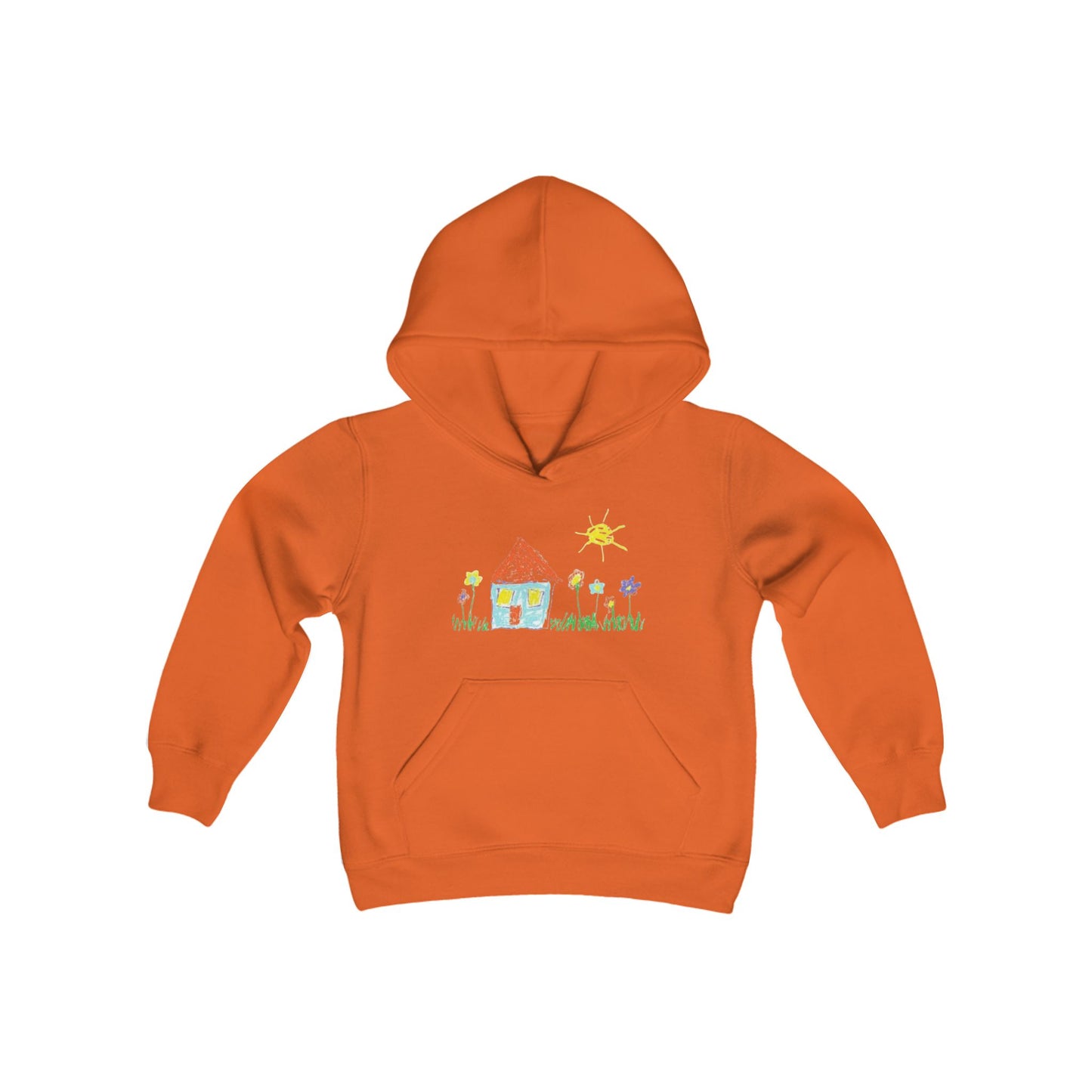 Your Child’s Art on a Shirt - Youth Heavy Blend Hooded Sweatshirt