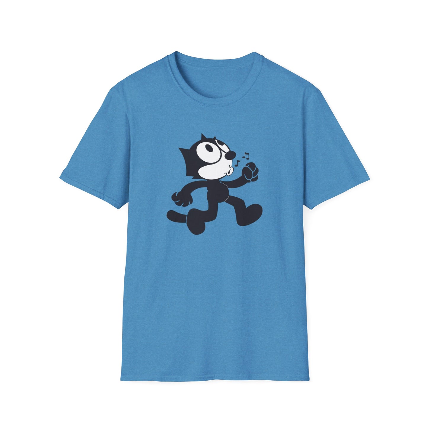 Vintage Felix the Cat Unisex Softstyle T-Shirt - Retro Music Vibe