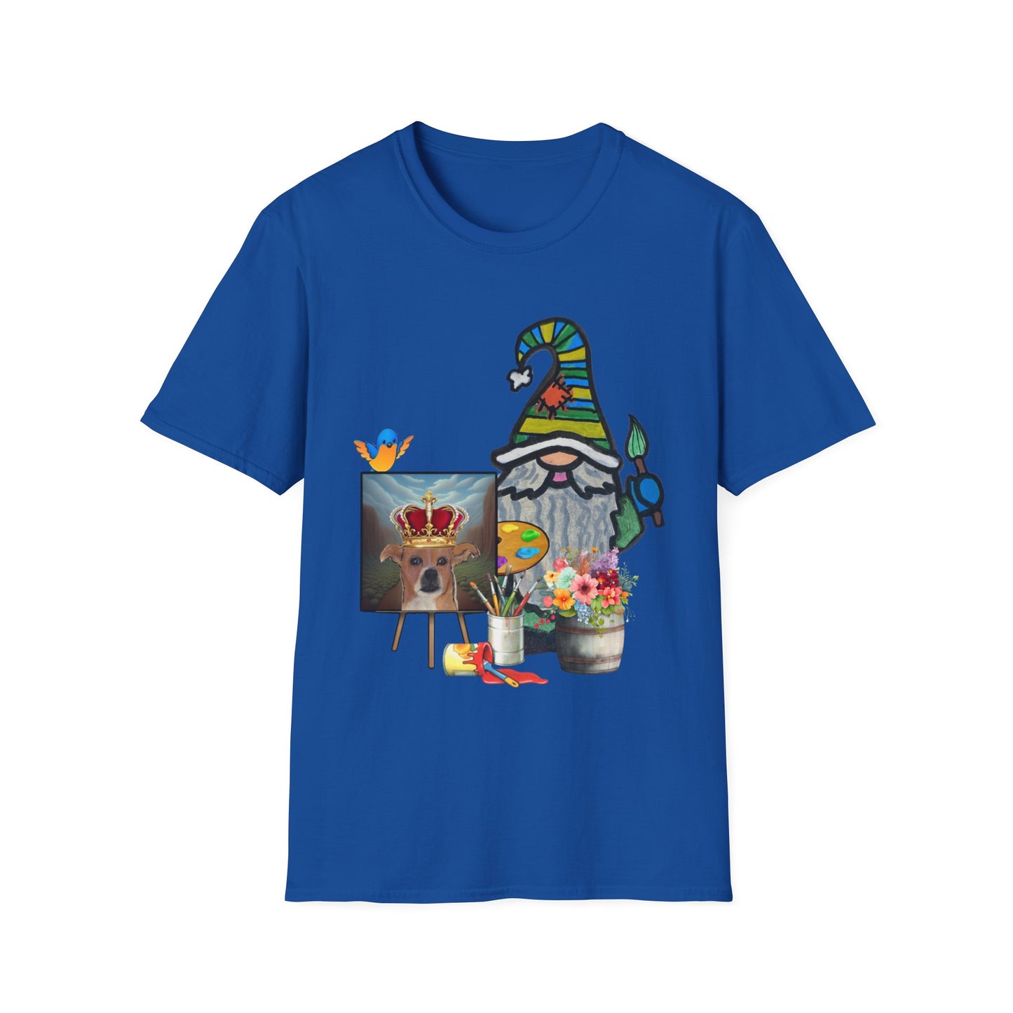 Gnome art - Unisex Softstyle T-Shirt