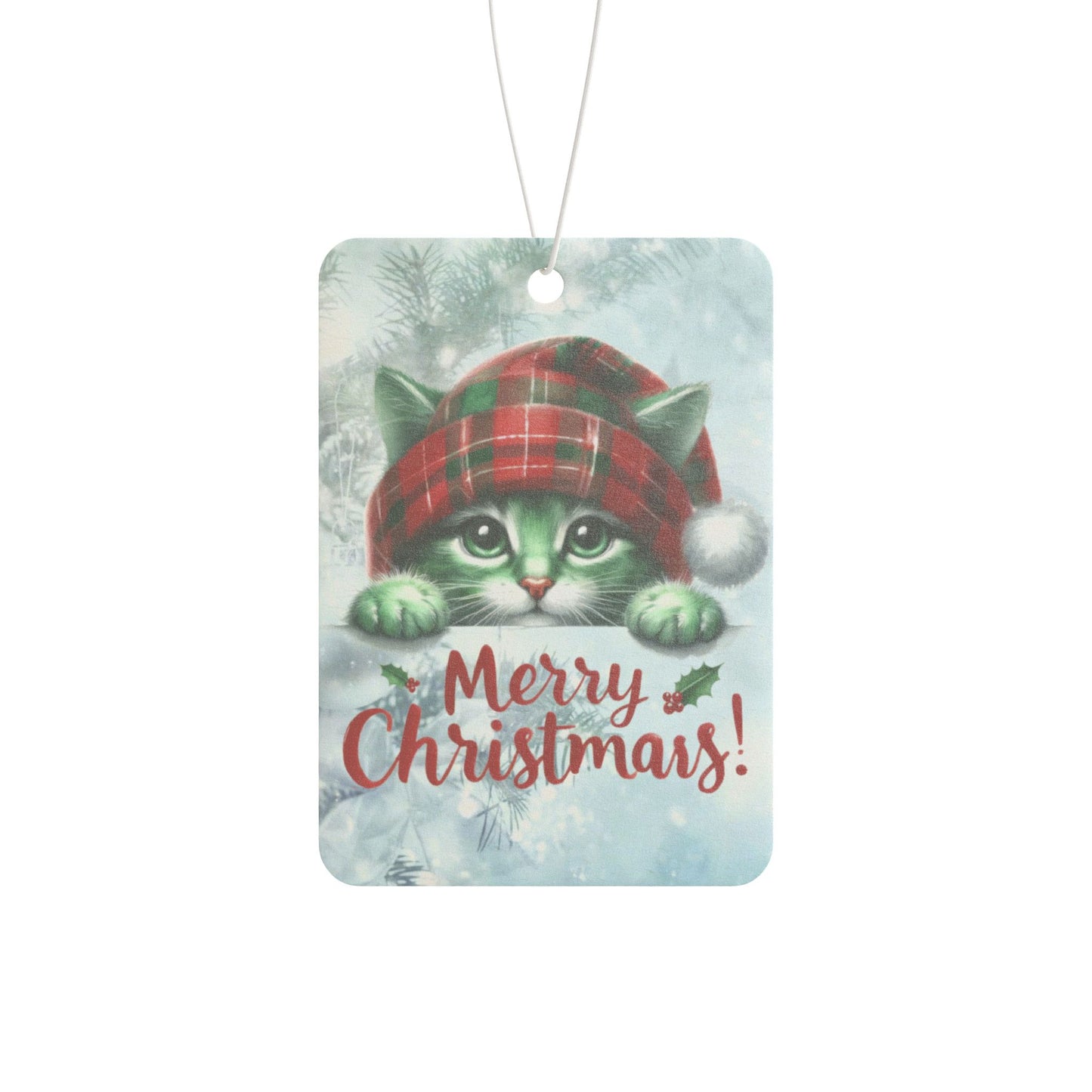 Merry Christmas Kitty - Car Air Freshener