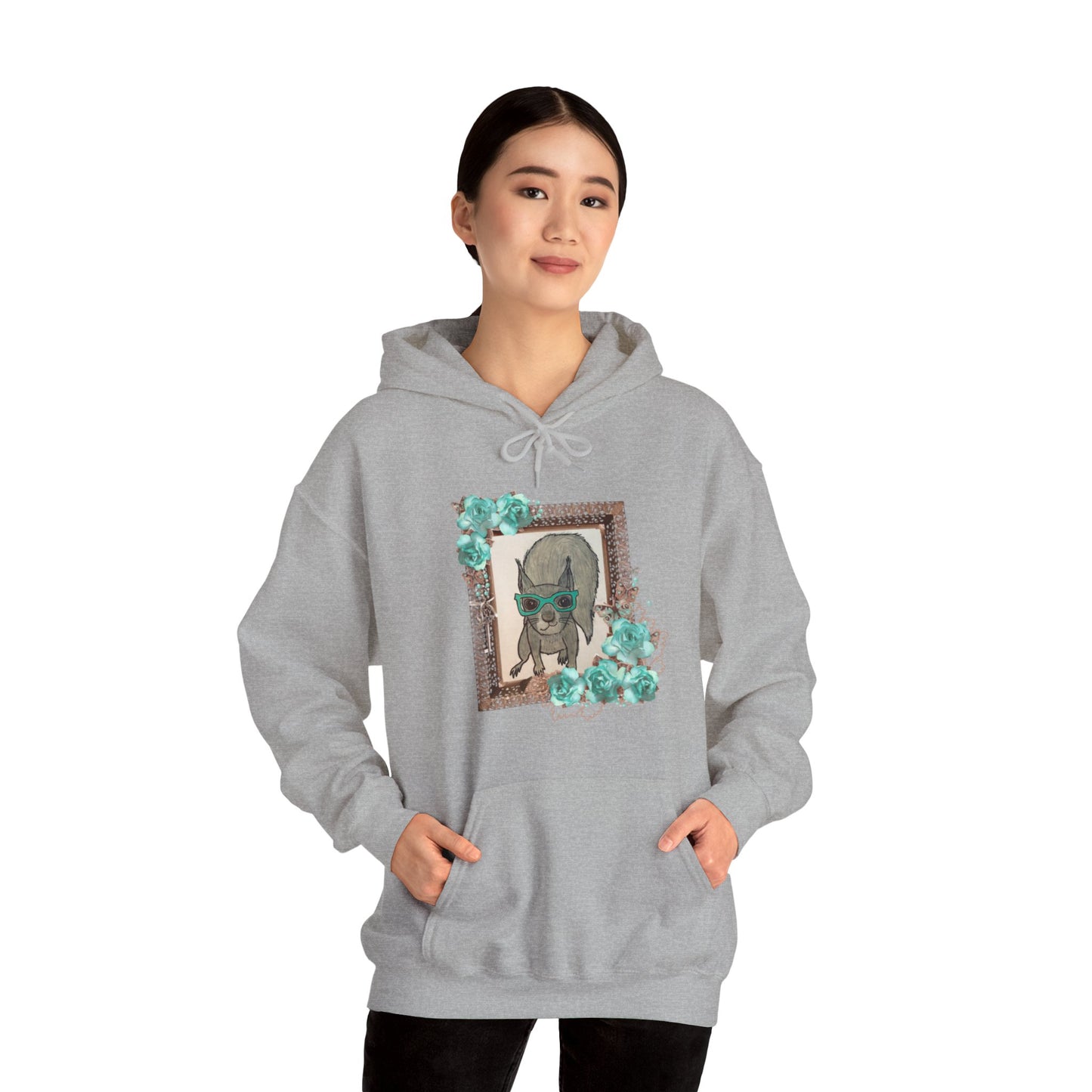 Portrait of a Squirrel - Unisex Heavy Blend™ Hooded Sweatshirt