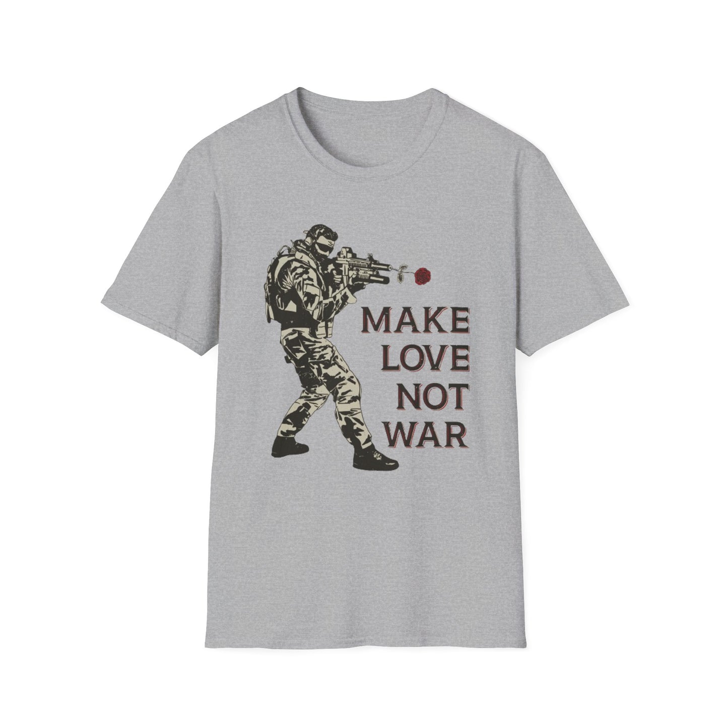 Make Love Not War - Unisex Softstyle T-Shirt