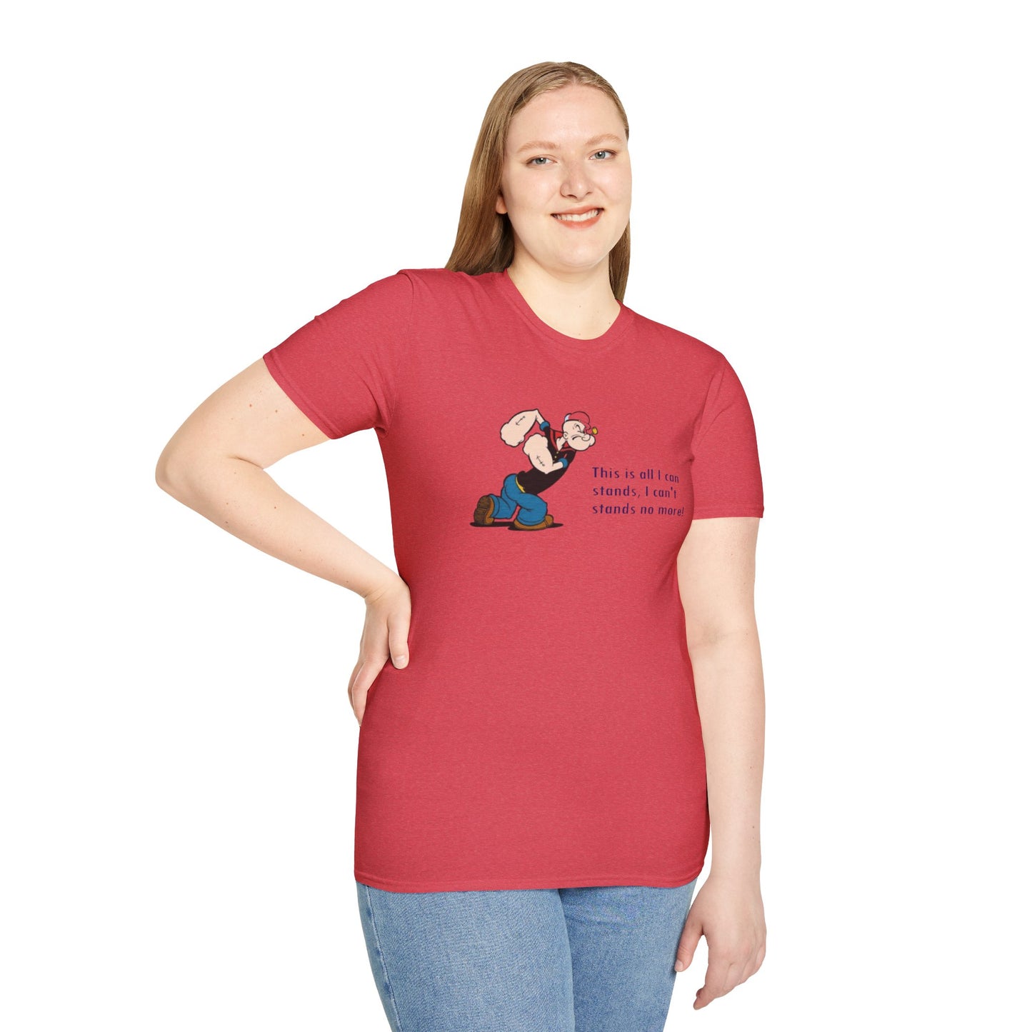 Popeye - Unisex Softstyle T-Shirt | Comfortable Everyday Wear | Perfect for Casual Outings