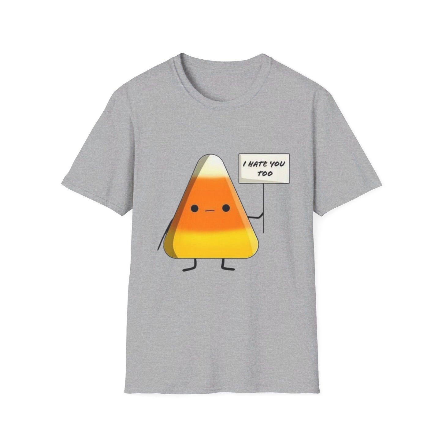 I Hate You Too Candy Corn - Unisex Softstyle T-Shirt