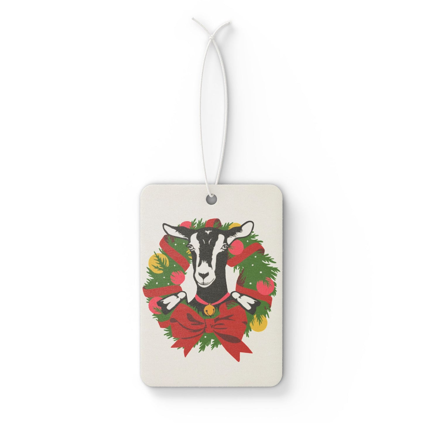 Goat Wreath - Car Air Freshener