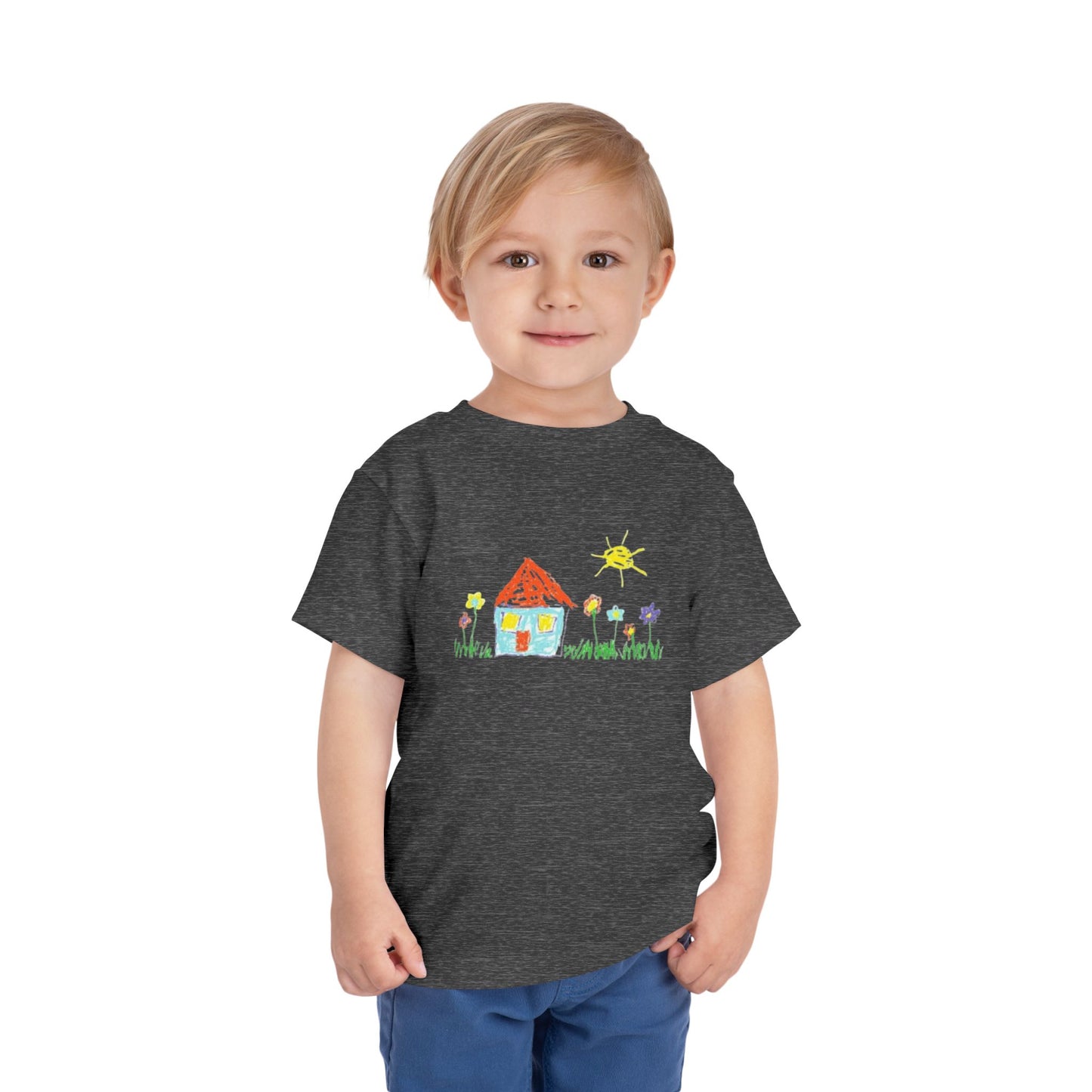 Your Childs Art on a Shirt - Toddler Short Sleeve Tee