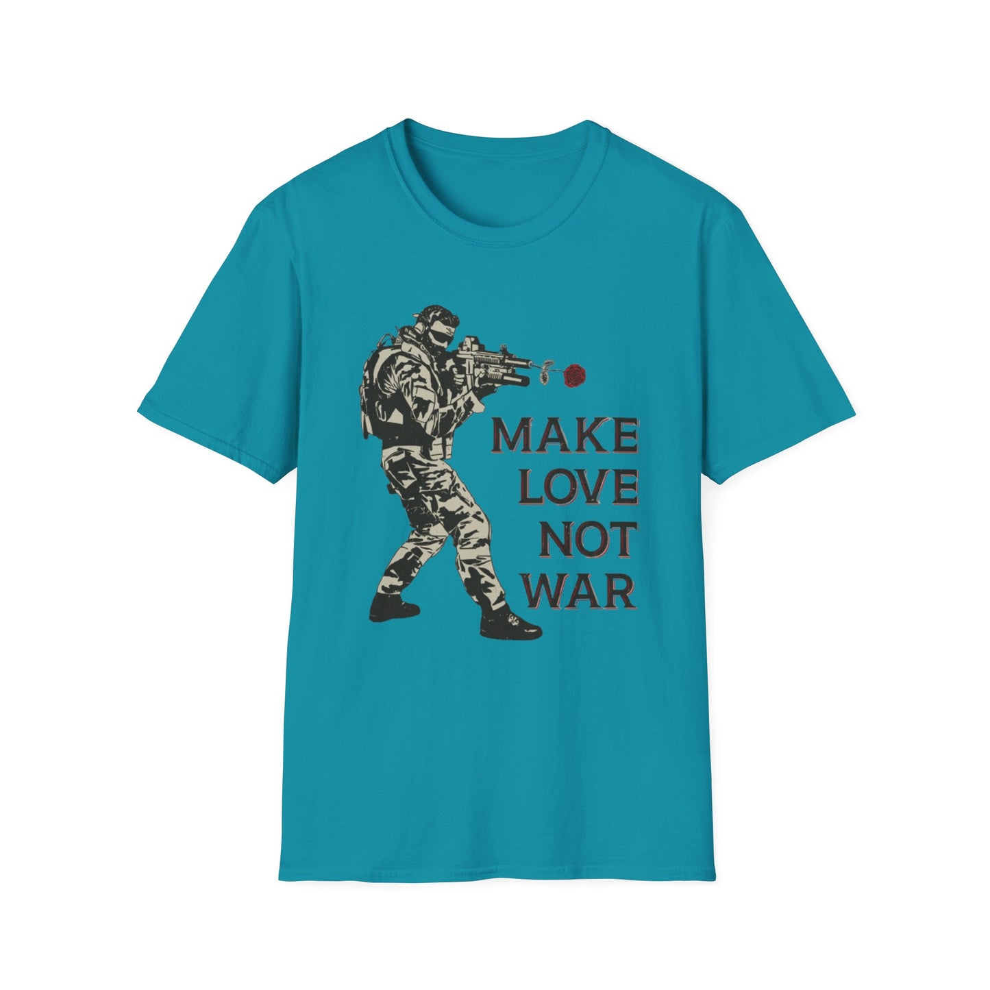 Make Love Not War - Unisex Softstyle T-Shirt