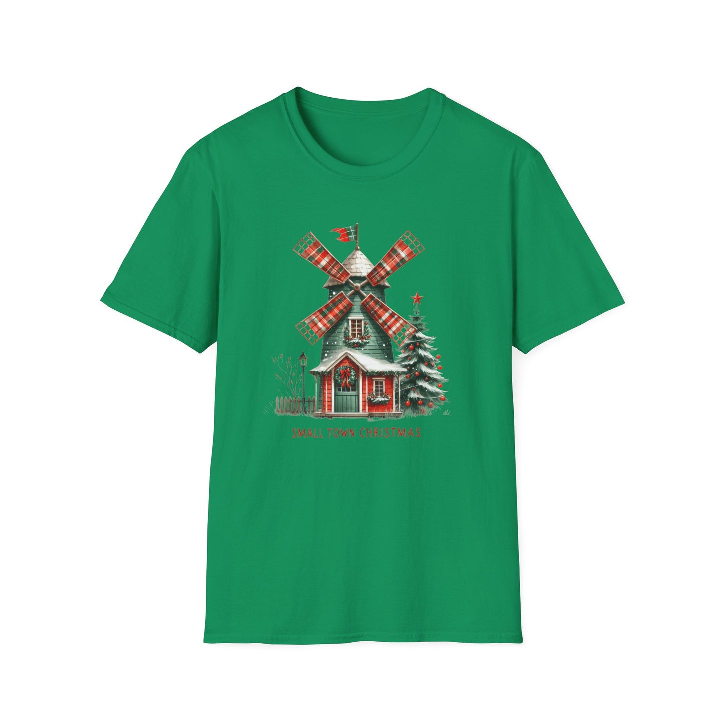 Small Town Christmas - Unisex Softstyle T-Shirt