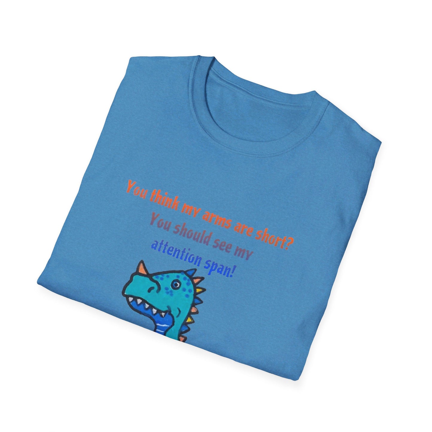 T-Tex Attention Span ADHD - Unisex Softstyle T-Shirt