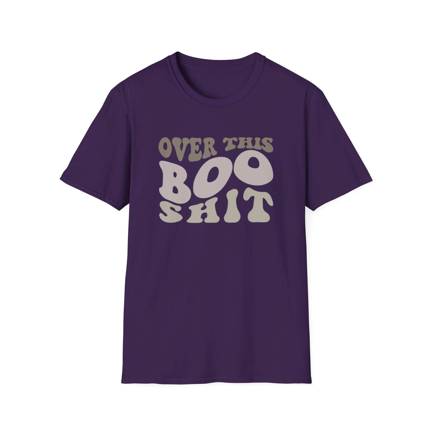 Over This Boo Shit - Unisex Softstyle T-Shirt