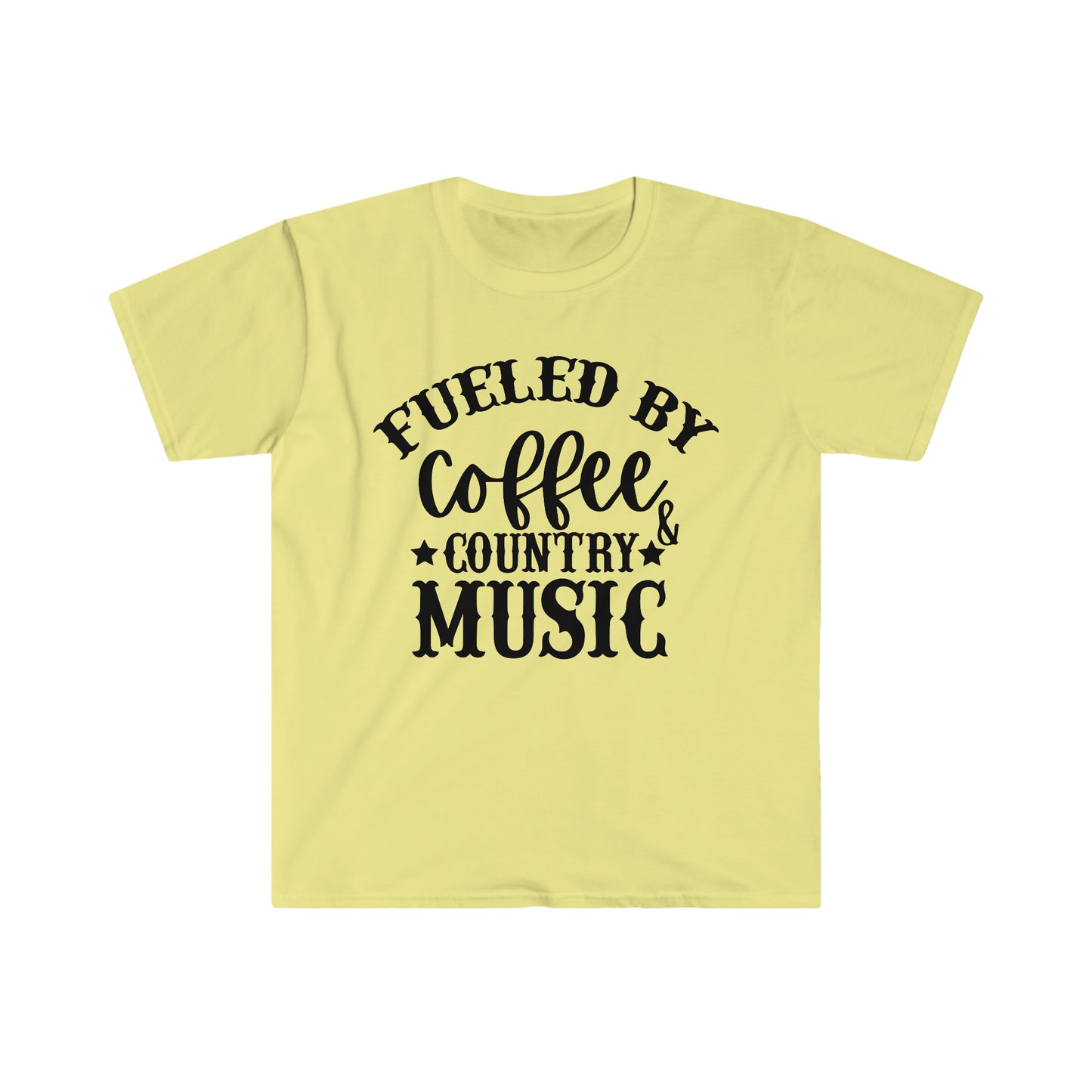 Coffee & Country Music - Unisex Softstyle T-Shirt