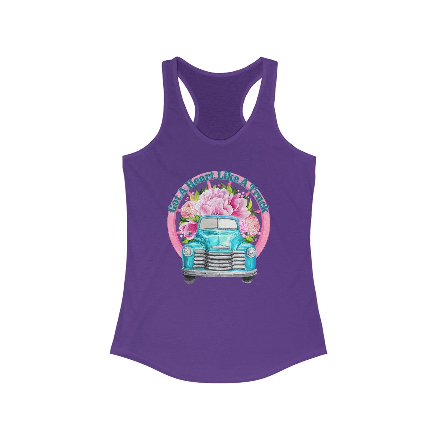 Heart like a Truck - Women's Ideal Racerback Tank