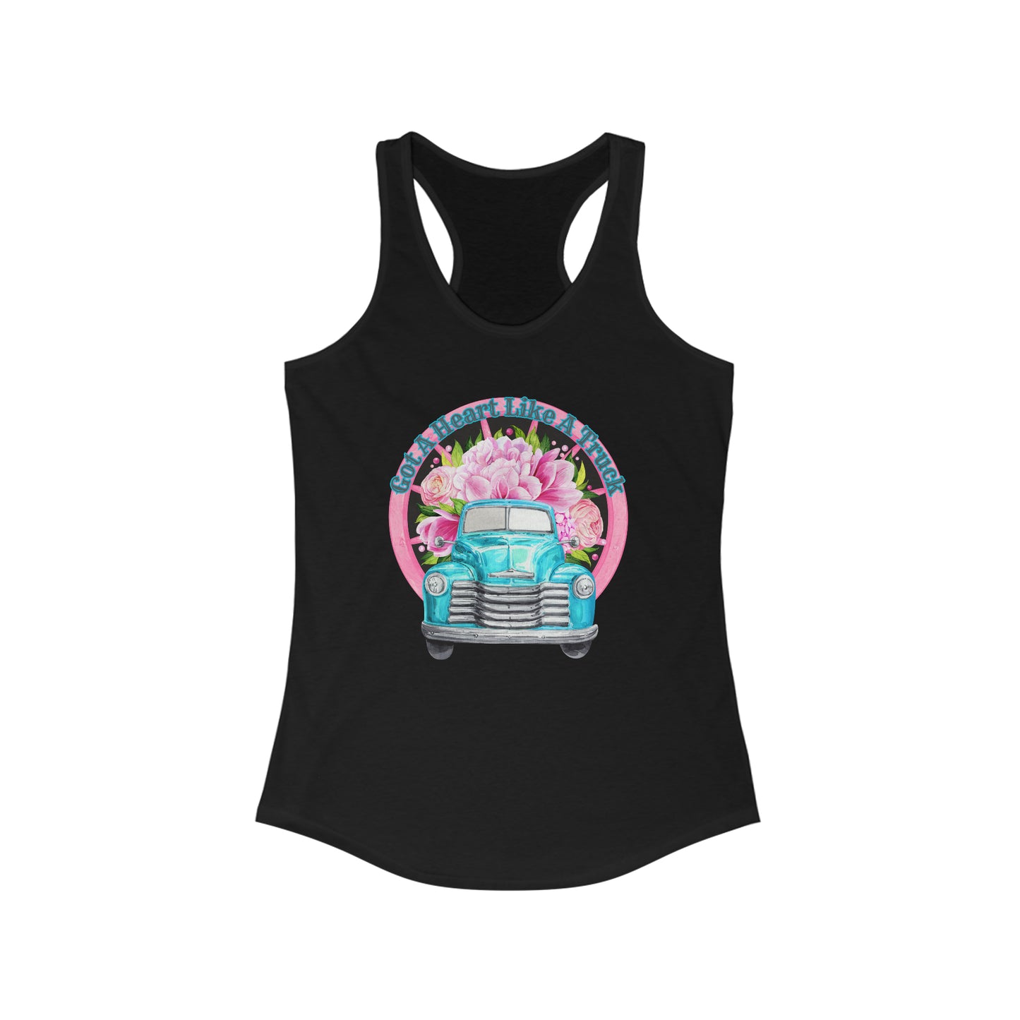 Heart like a Truck - Women's Ideal Racerback Tank