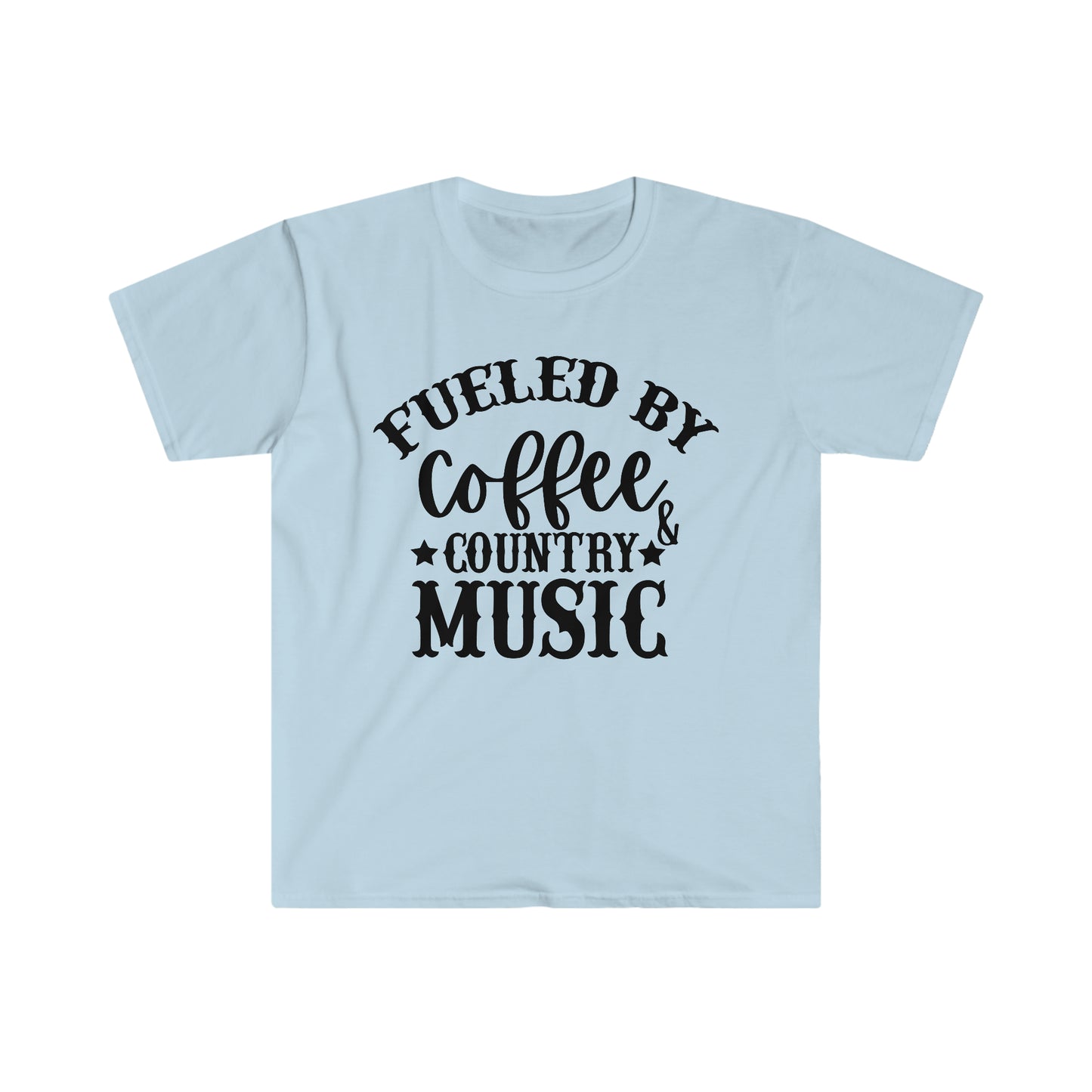 Coffee & Country Music - Unisex Softstyle T-Shirt