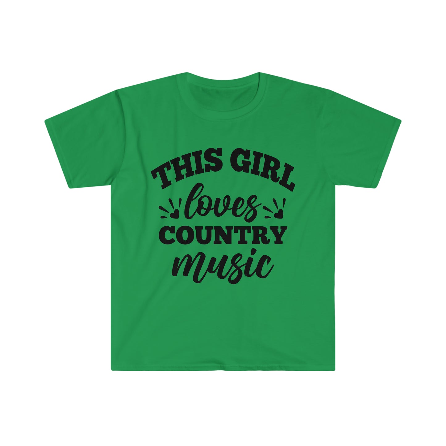 This Girl Loves Country Music - Unisex Softstyle T-Shirt