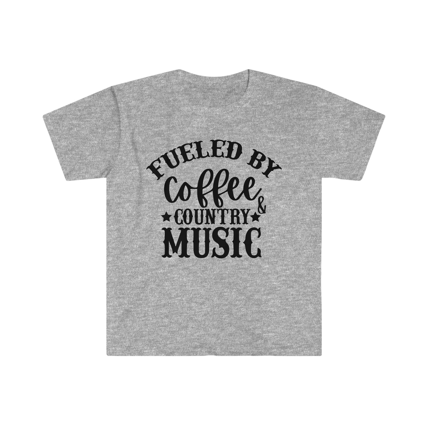 Coffee & Country Music - Unisex Softstyle T-Shirt