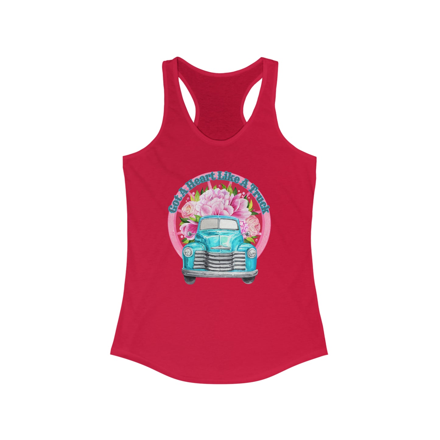 Heart like a Truck - Women's Ideal Racerback Tank