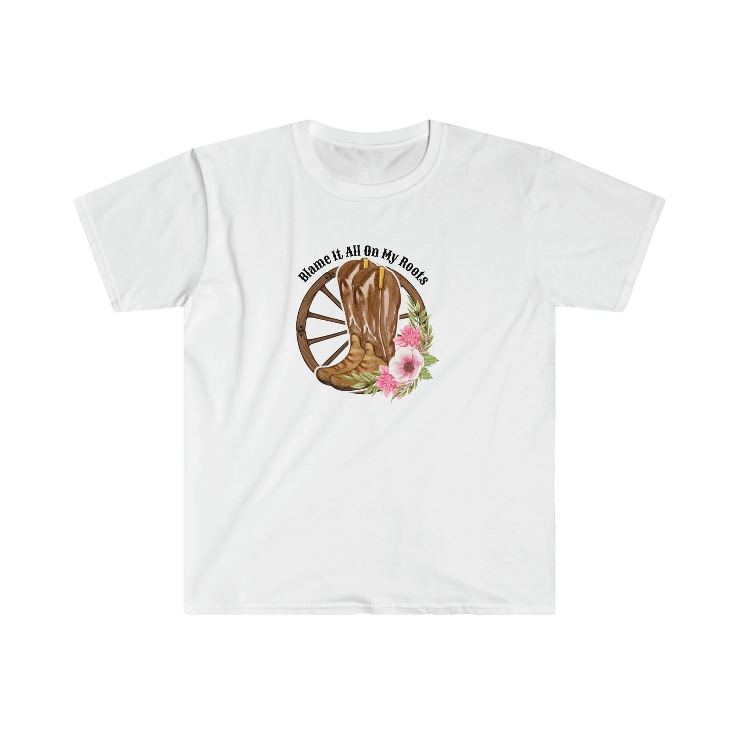 Blame it on my roots - Unisex Softstyle T-Shirt