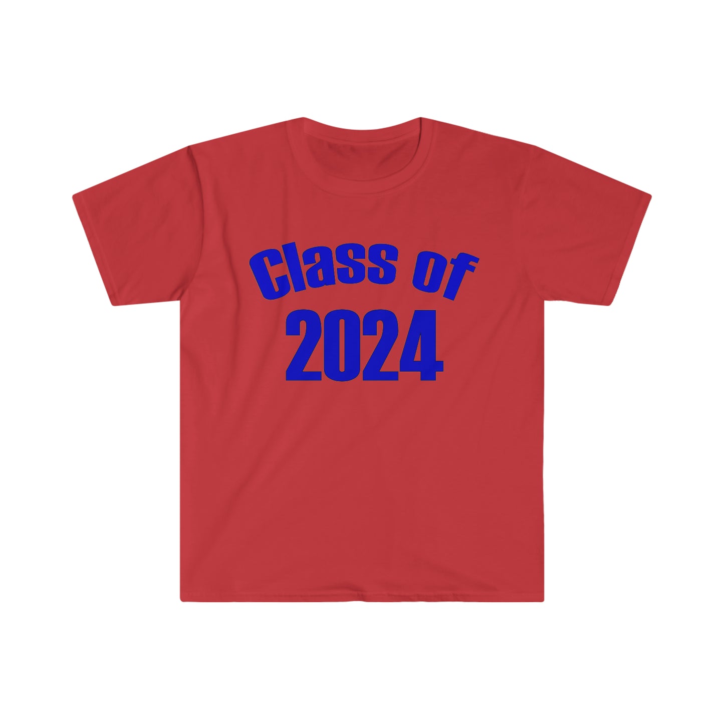 Class Of 2024 Athletic Style - Unisex Softstyle T-Shirt