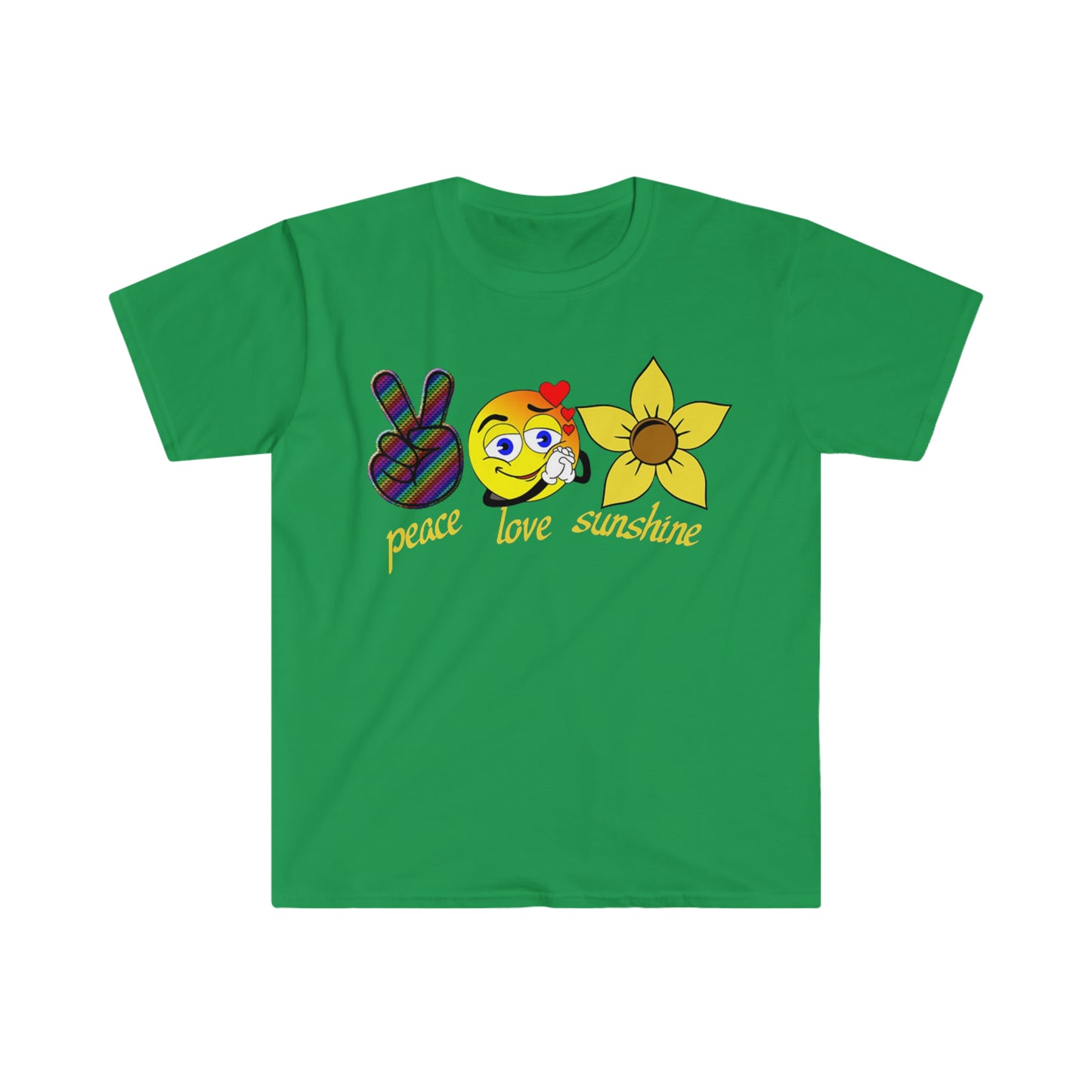 Peace Love Sunshine - Unisex Softstyle T-Shirt