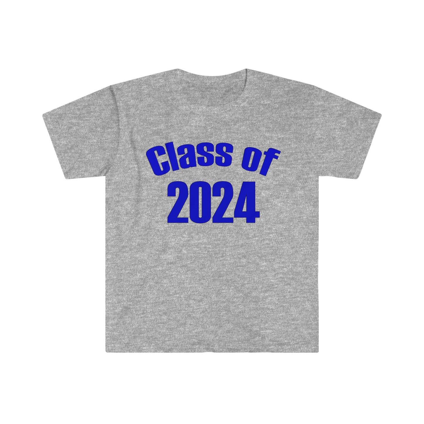 Class Of 2024 Athletic Style - Unisex Softstyle T-Shirt