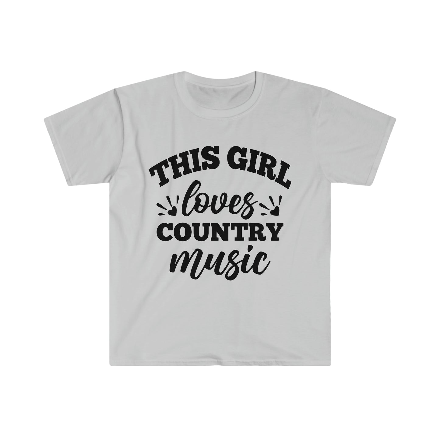 This Girl Loves Country Music - Unisex Softstyle T-Shirt