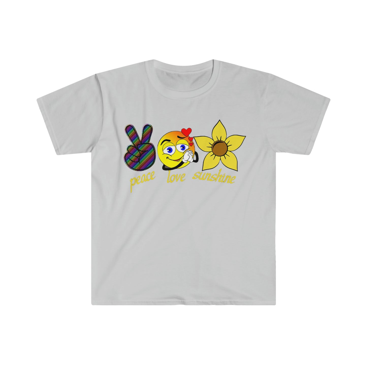 Peace Love Sunshine - Unisex Softstyle T-Shirt