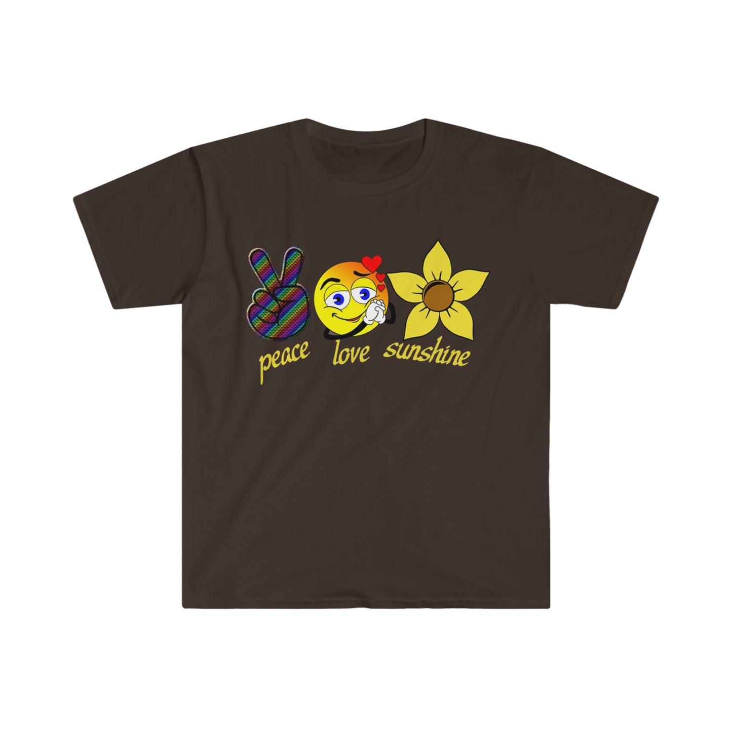 Peace Love Sunshine - Unisex Softstyle T-Shirt