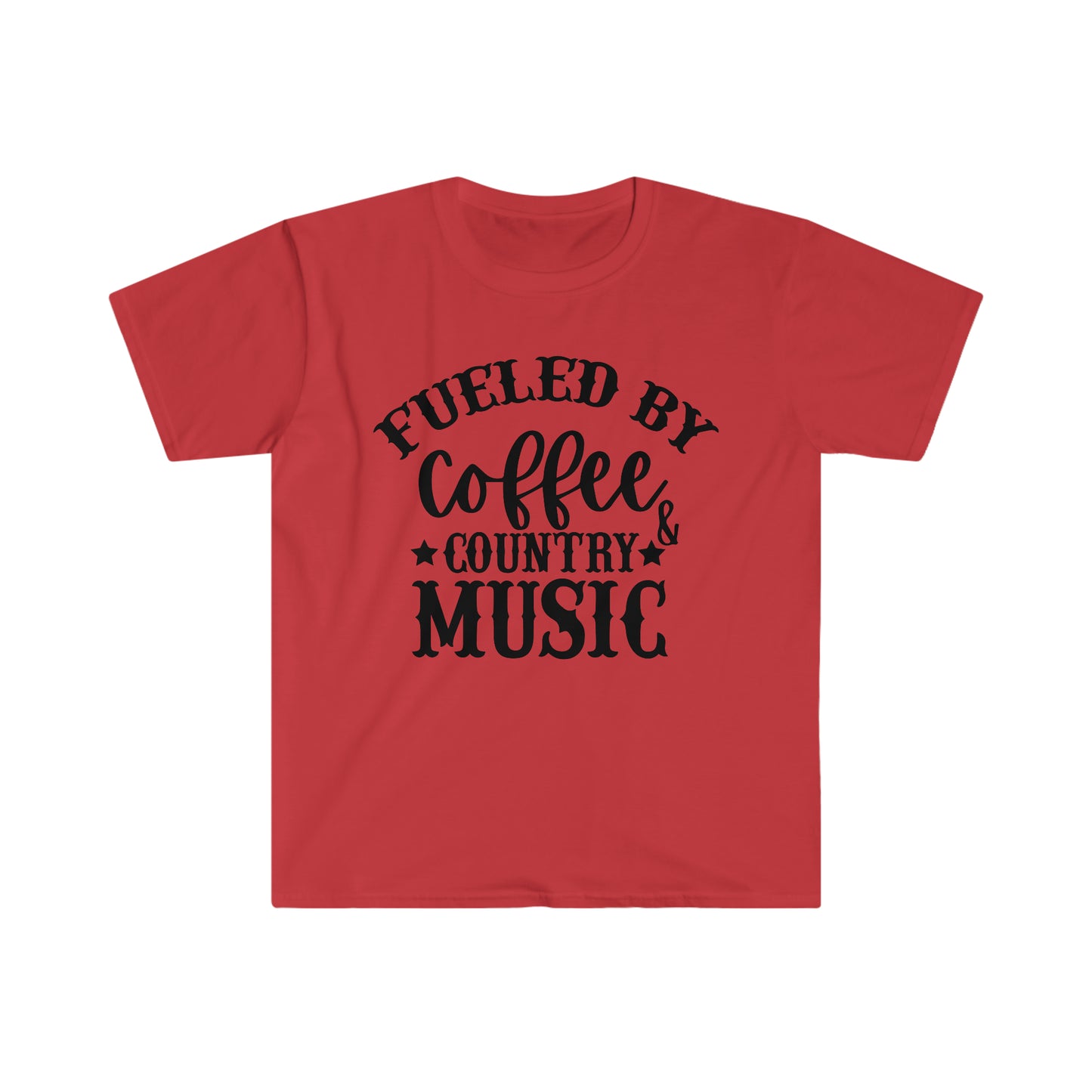 Coffee & Country Music - Unisex Softstyle T-Shirt