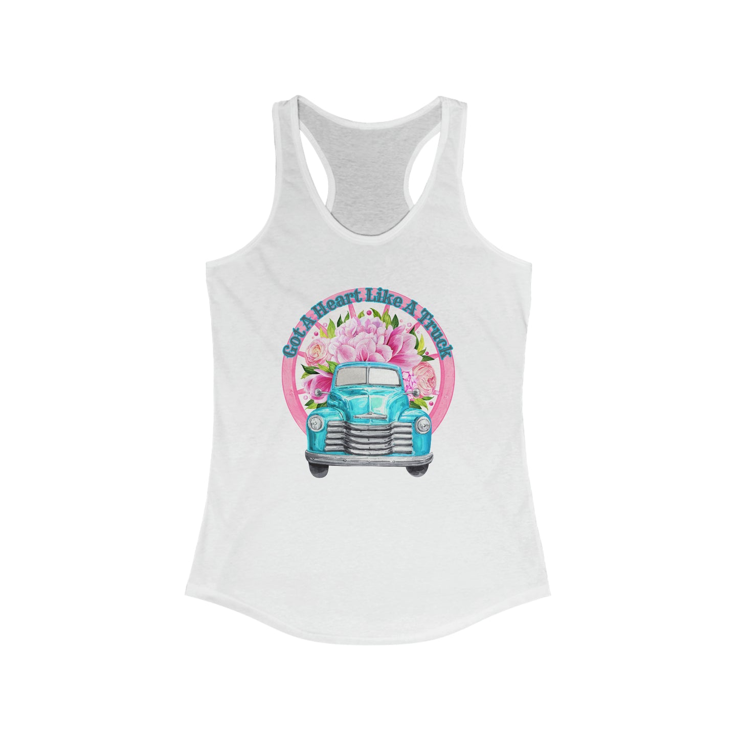 Heart like a Truck - Women's Ideal Racerback Tank