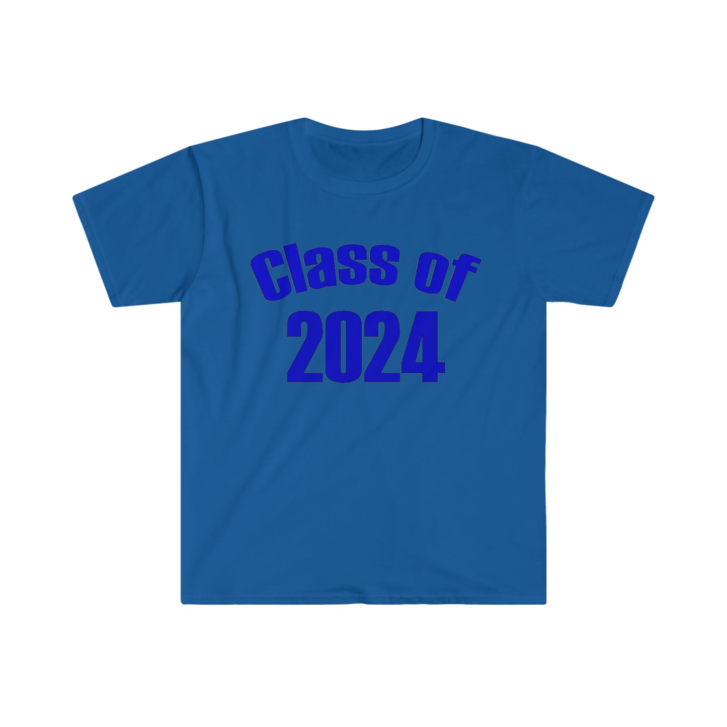 Class Of 2024 Athletic Style - Unisex Softstyle T-Shirt