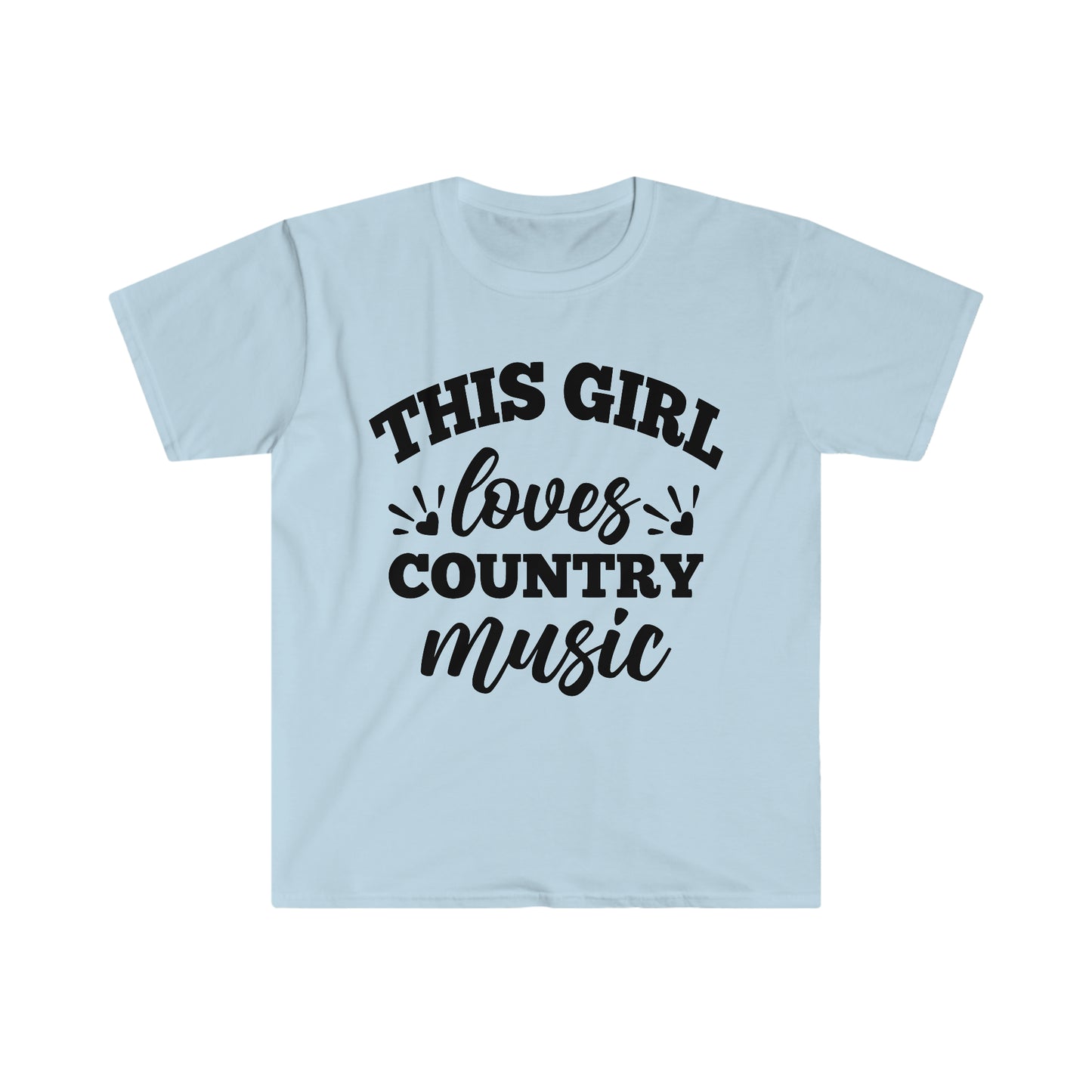 This Girl Loves Country Music - Unisex Softstyle T-Shirt