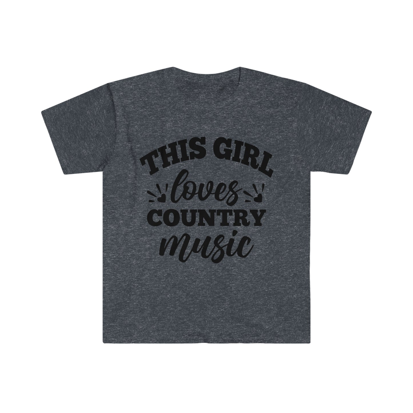 This Girl Loves Country Music - Unisex Softstyle T-Shirt