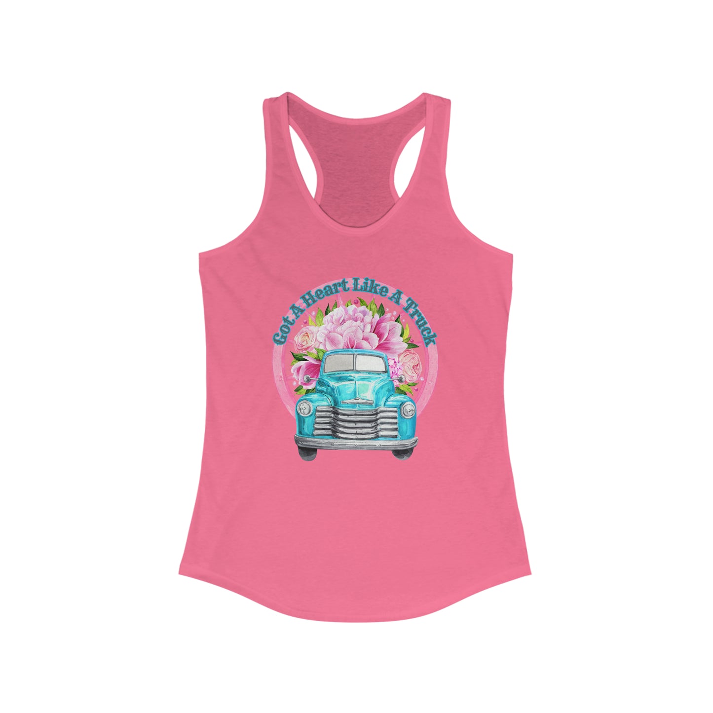 Heart like a Truck - Women's Ideal Racerback Tank