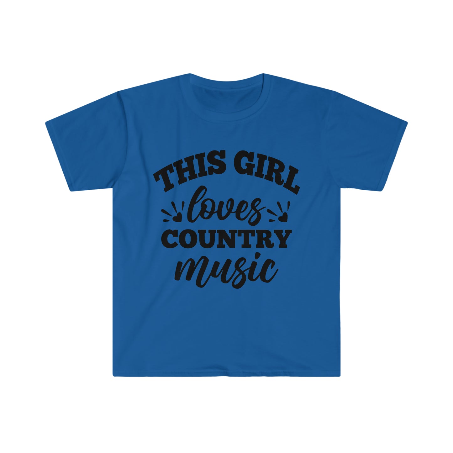 This Girl Loves Country Music - Unisex Softstyle T-Shirt