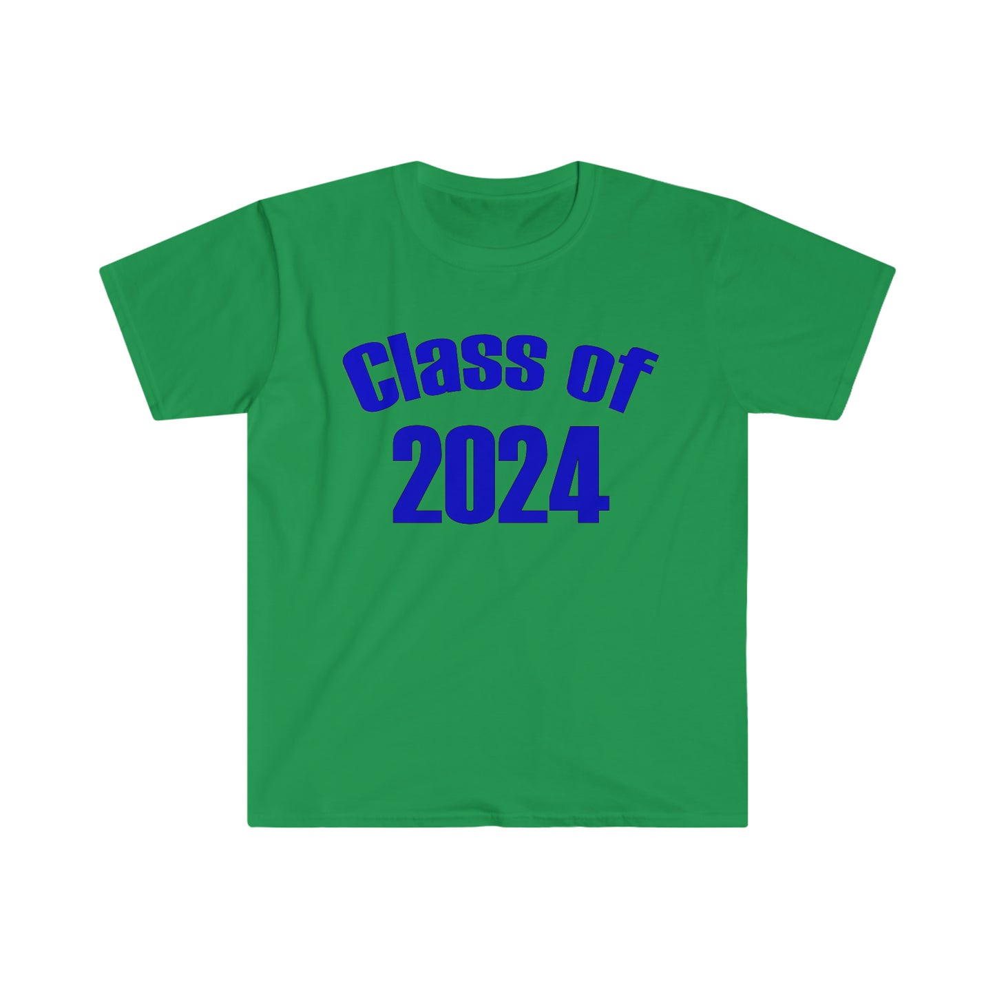 Class Of 2024 Athletic Style - Unisex Softstyle T-Shirt