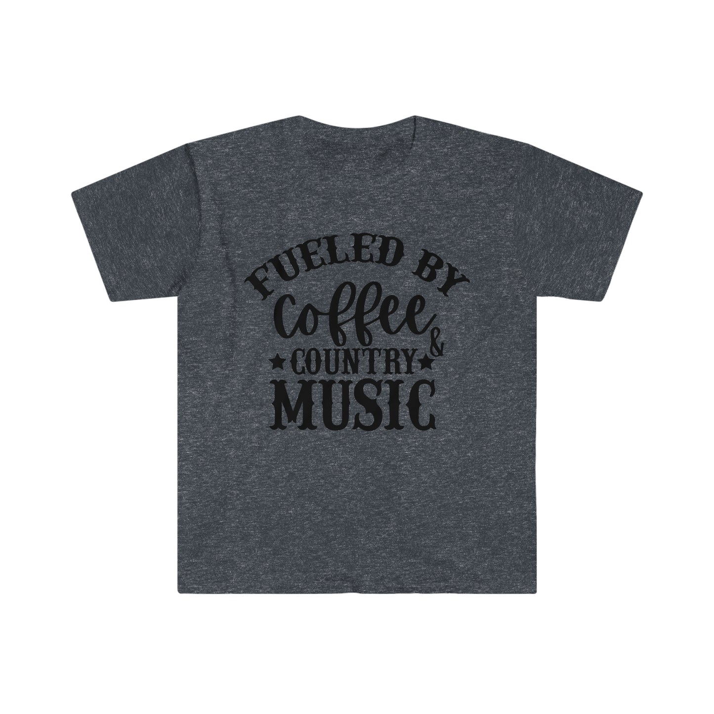 Coffee & Country Music - Unisex Softstyle T-Shirt