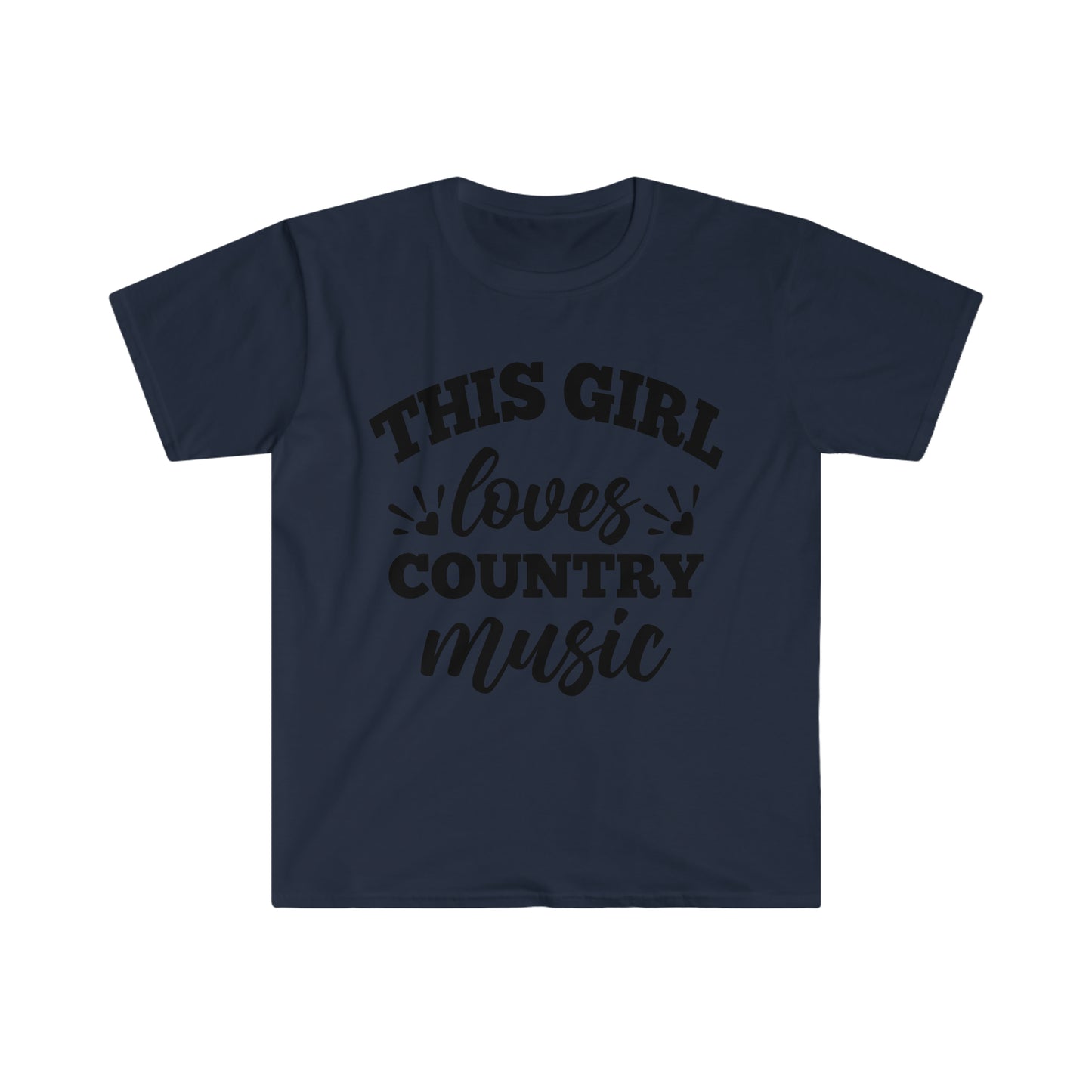 This Girl Loves Country Music - Unisex Softstyle T-Shirt