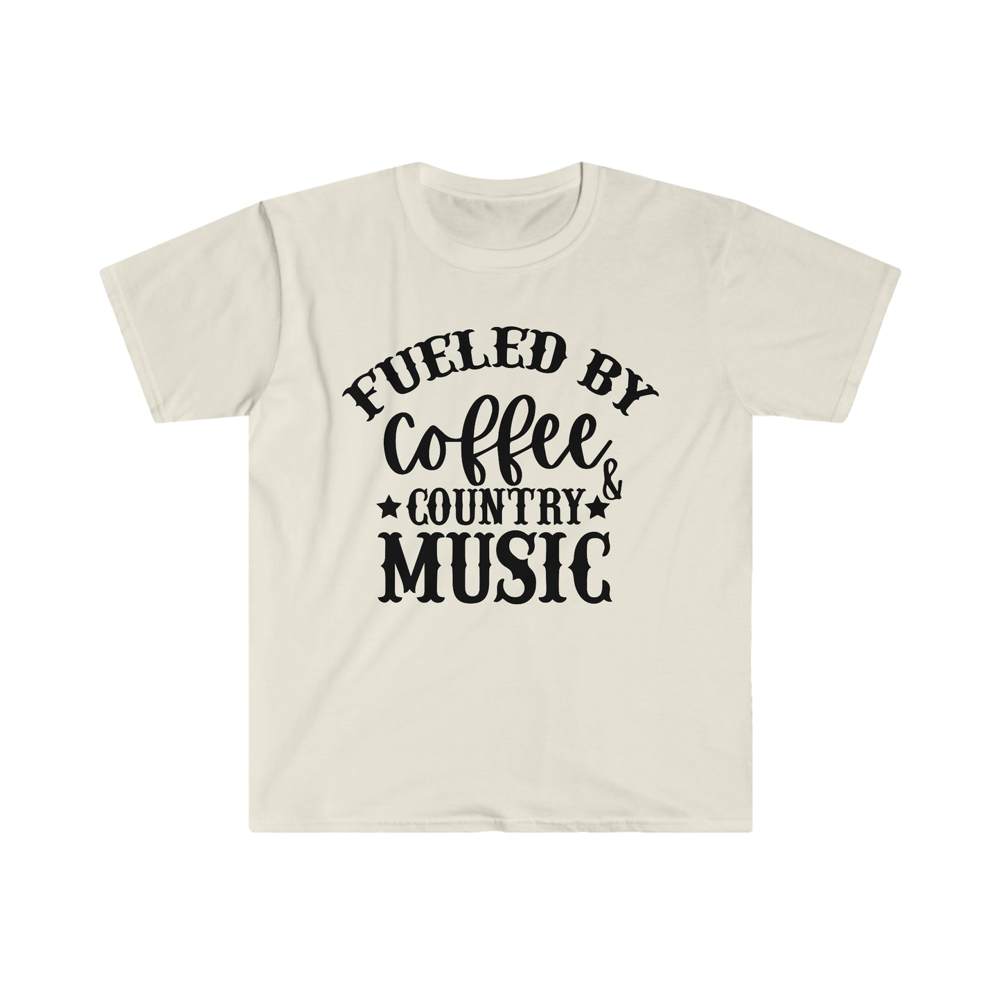 Coffee & Country Music - Unisex Softstyle T-Shirt