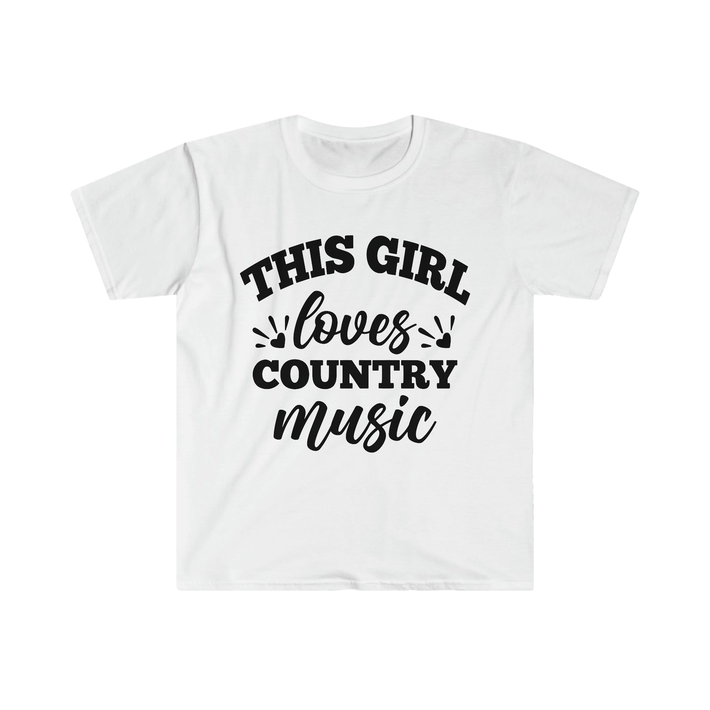 This Girl Loves Country Music - Unisex Softstyle T-Shirt