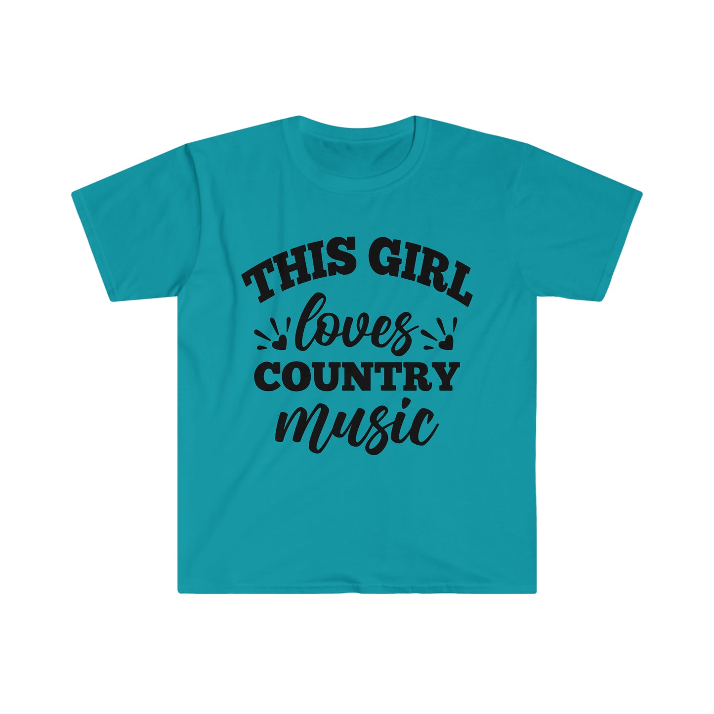 This Girl Loves Country Music - Unisex Softstyle T-Shirt