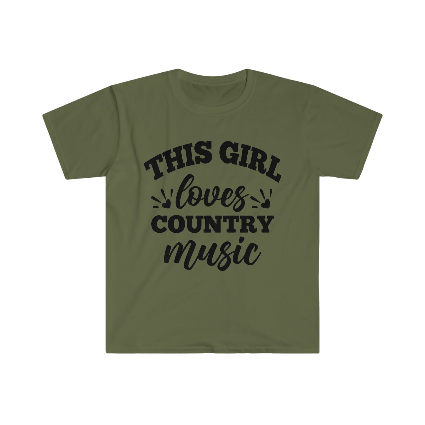 This Girl Loves Country Music - Unisex Softstyle T-Shirt