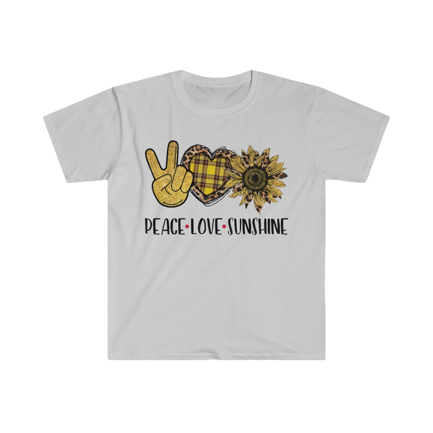 Peace Love Sunshine - Unisex Softstyle T-Shirt